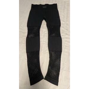 IVY PARK Beyoncé Diamond Knit Leggings Black Women’s Size Small/medium Gothic